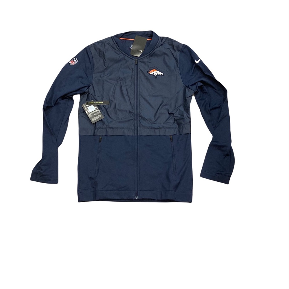 Denver Broncos Nike Men’s Elite Sideline Hybrid Full Zip Up Jacket‎